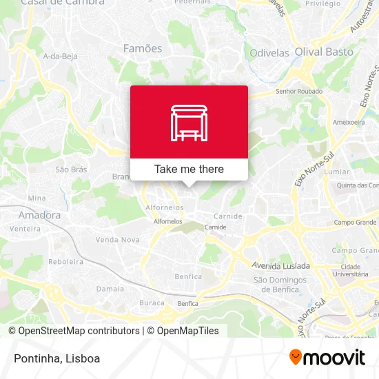 Pontinha map