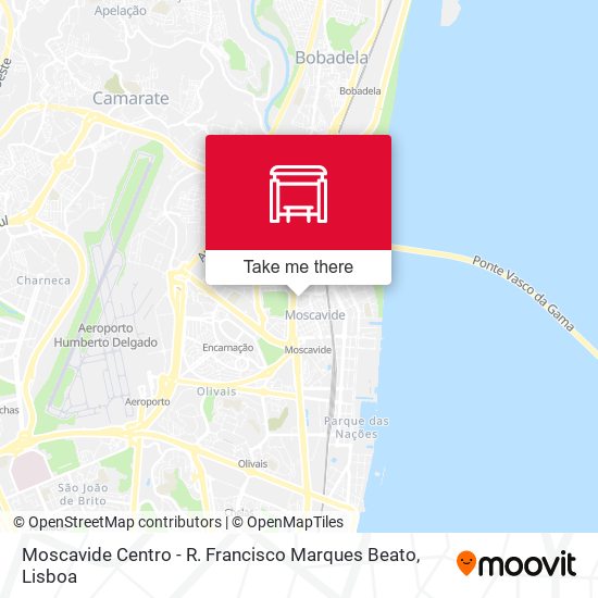 Moscavide Centro - R. Francisco Marques Beato map