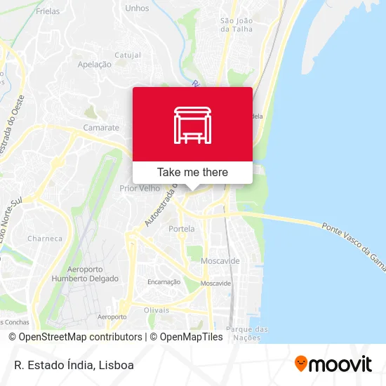 R. Estado Índia map