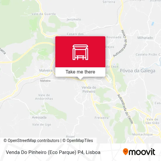 Venda Do Pinheiro (Eco Parque) P4 map