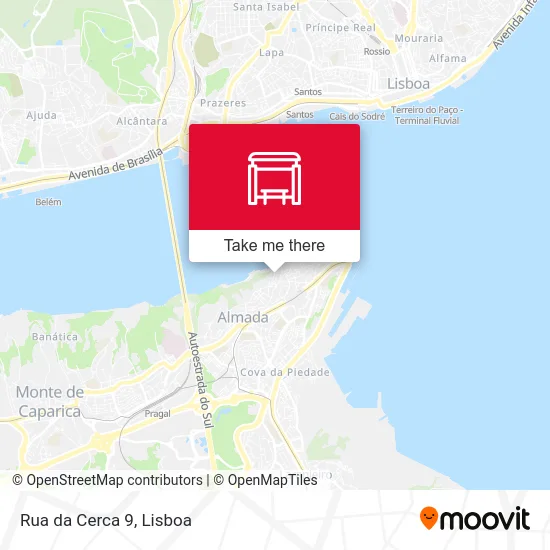 Rua da Cerca 9 map