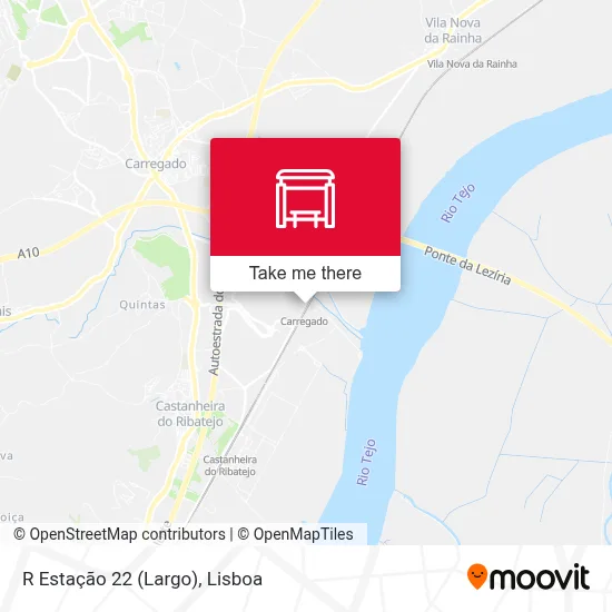 R Estação 22 (Largo) map