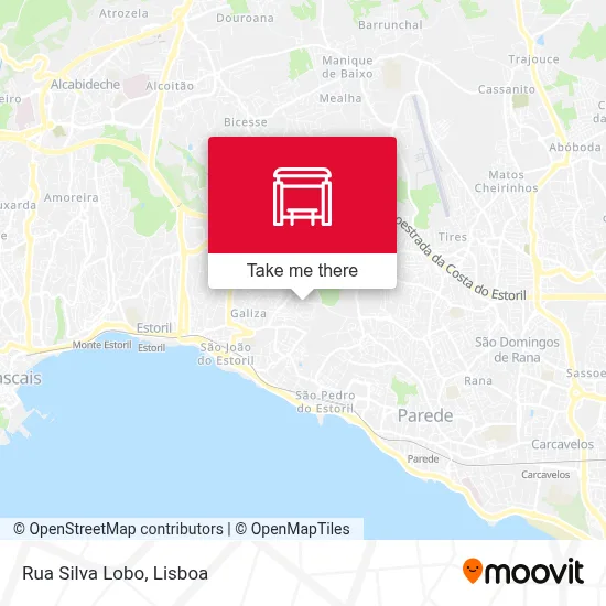 Rua Silva Lobo mapa