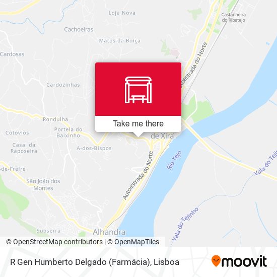 R Gen Humberto Delgado (Farmácia) map