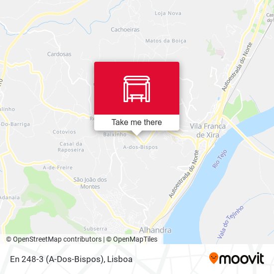 En 248-3 (A-Dos-Bispos) mapa