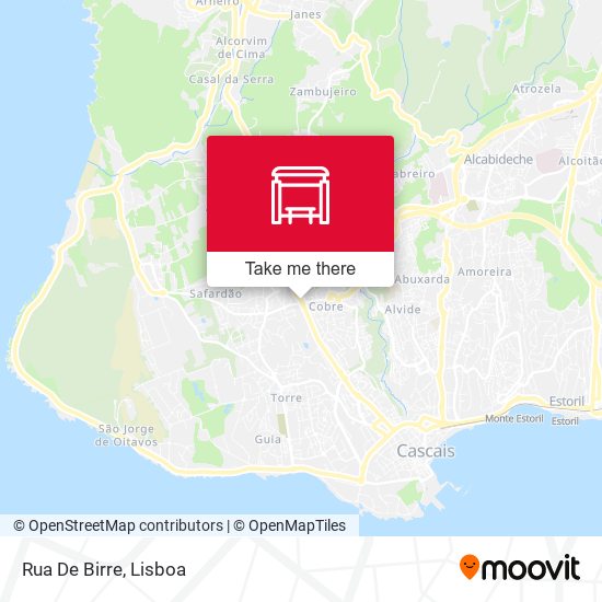 Rua De Birre mapa