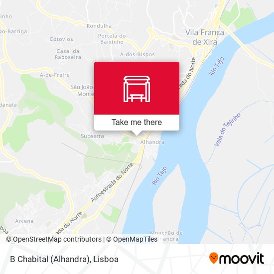 B Chabital (Alhandra) mapa