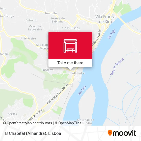 B Chabital (Alhandra) map