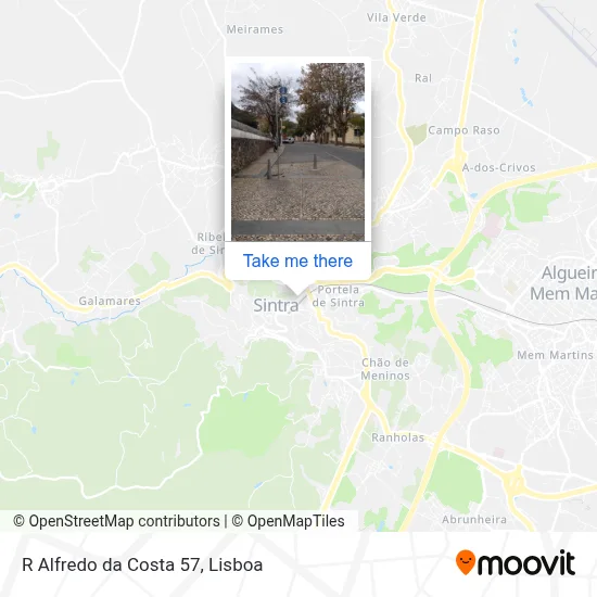 R Alfredo da Costa 57 map