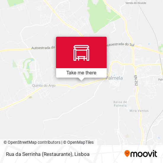 Rua da Serrinha (Restaurante) mapa