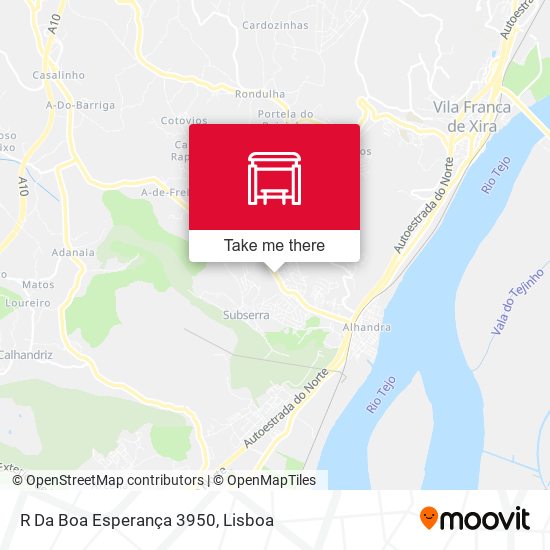 R Da Boa Esperança 3950 map