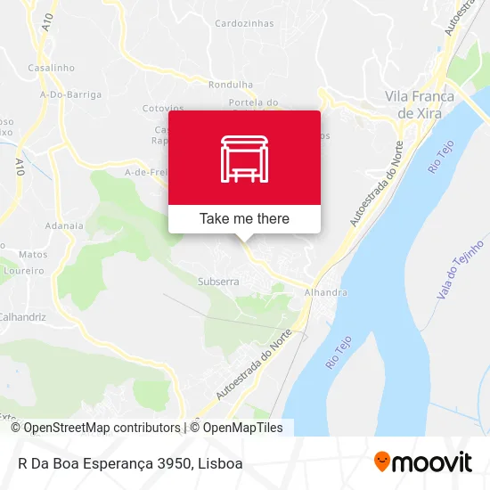 R Da Boa Esperança 3950 map