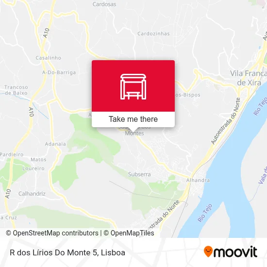 R dos Lírios Do Monte 5 mapa