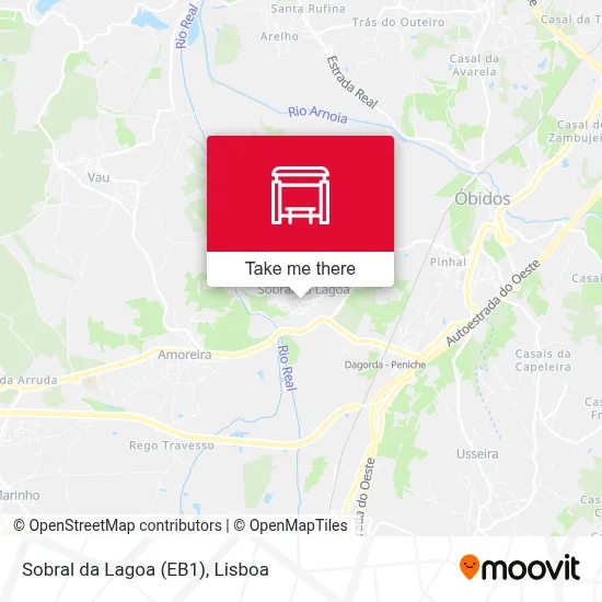 Sobral da Lagoa (EB1) map