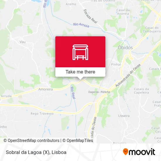 Sobral da Lagoa (X) map