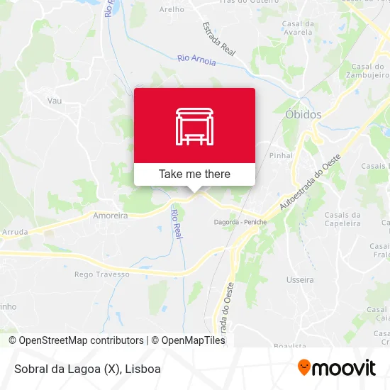 Sobral da Lagoa (X) map