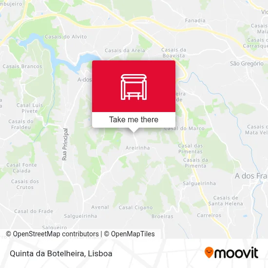 Quinta da Botelheira map