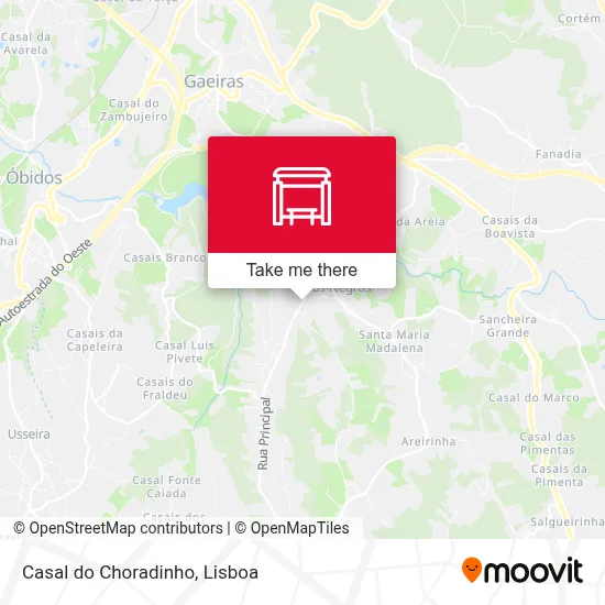 Casal do Choradinho map