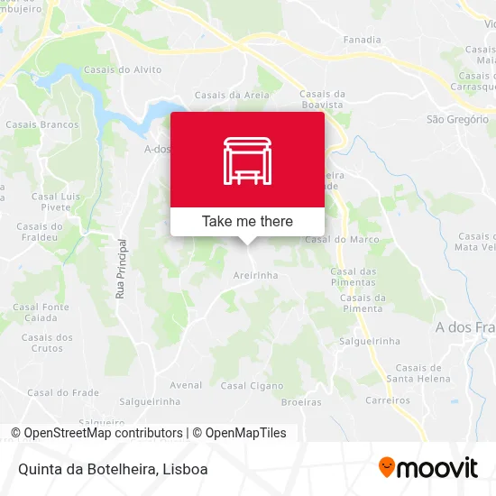 Quinta da Botelheira map