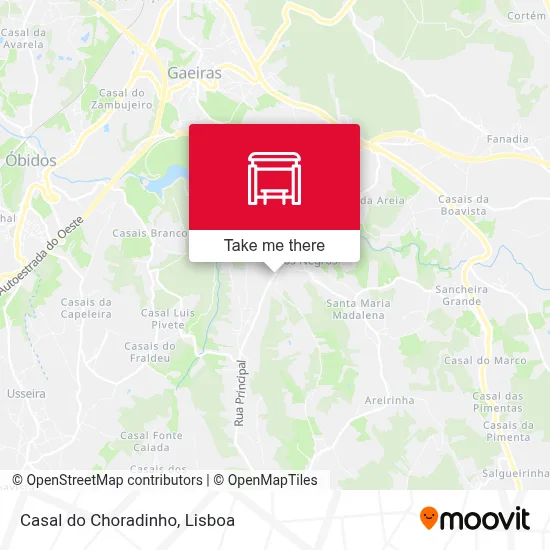 Casal do Choradinho map