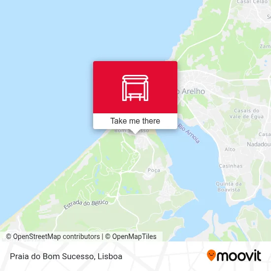 Praia do Bom Sucesso map