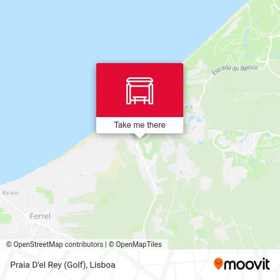 Praia D'el Rey (Golf) map