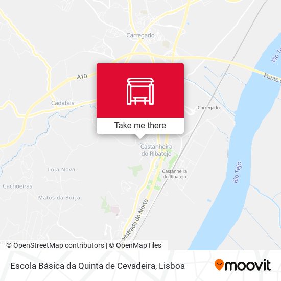Escola Básica da Quinta de Cevadeira map