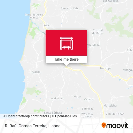 R. Raúl Gomes Ferreira map