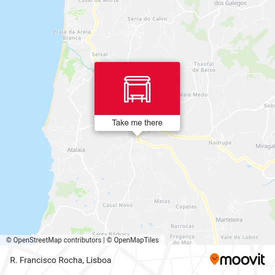 R. Francisco Rocha mapa