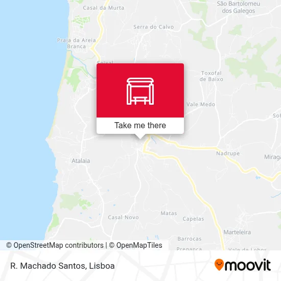 R. Machado Santos map