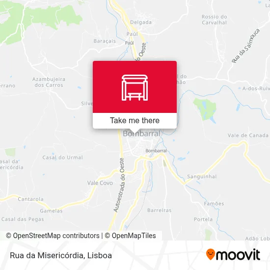 Rua da Misericórdia map