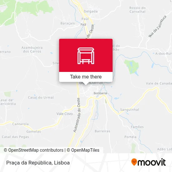 Praça da República map