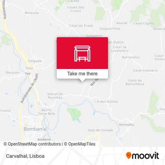 Carvalhal map