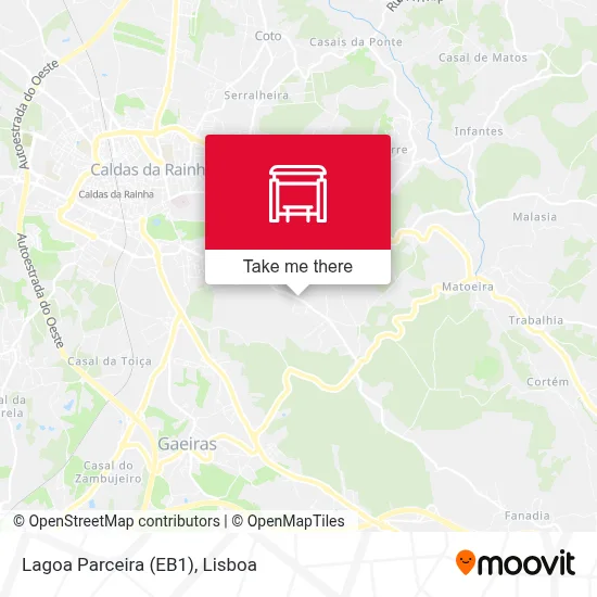 Lagoa Parceira (EB1) map