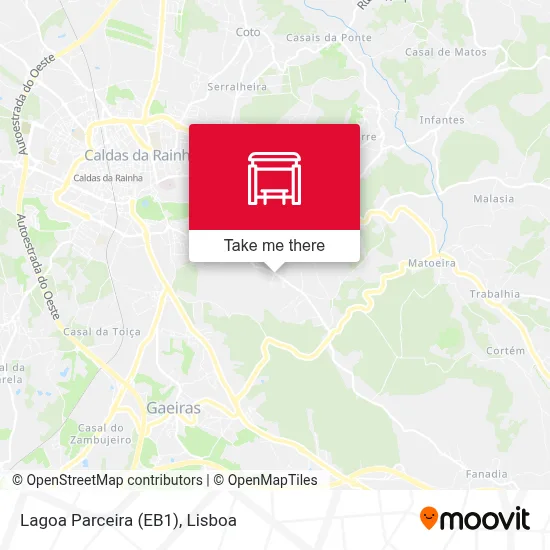 Lagoa Parceira (EB1) map