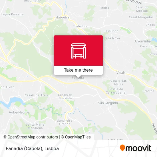 Fanadia (Capela) map