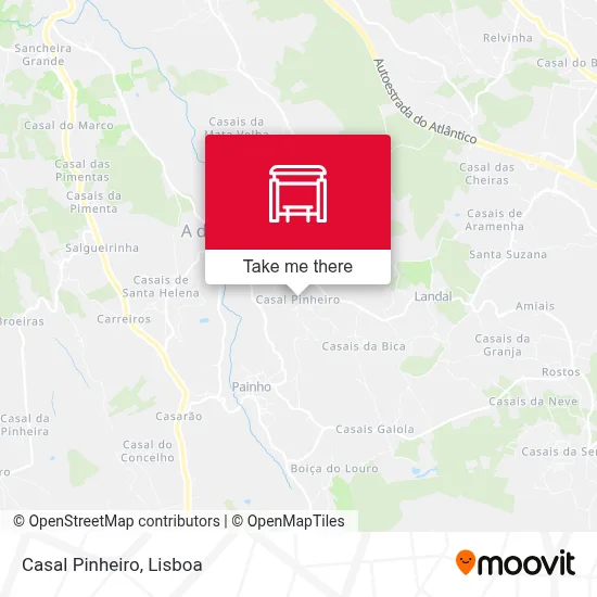 Casal Pinheiro map