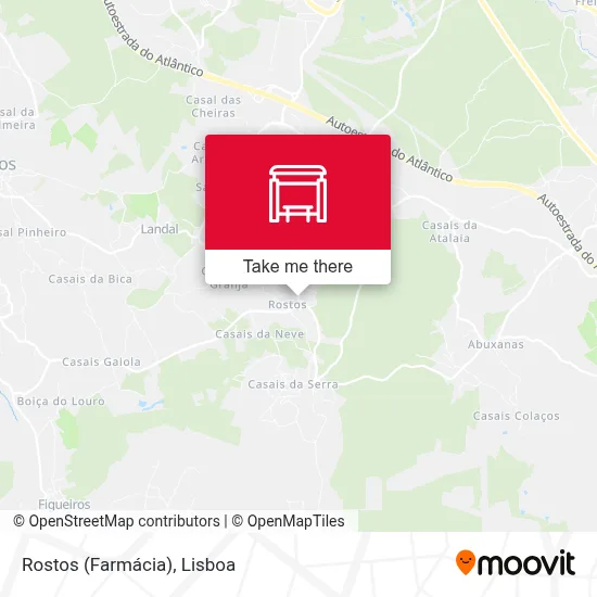 Rostos (Farmácia) map