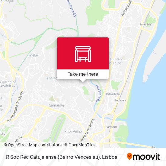 R Soc Rec Catujalense (Bairro Venceslau) mapa