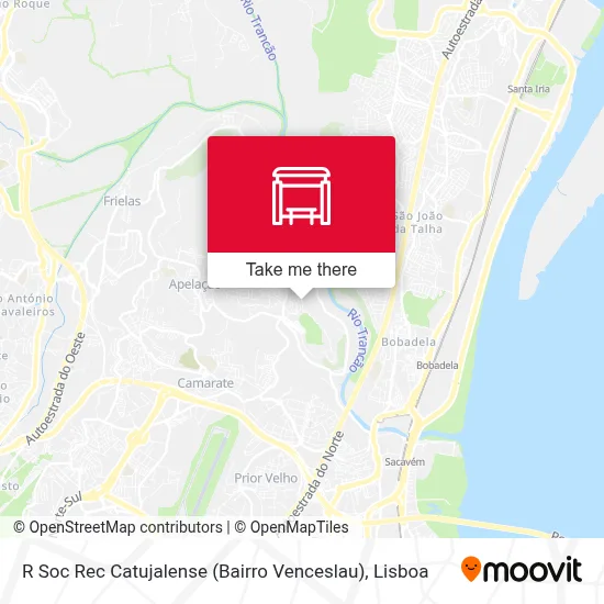 R Soc Rec Catujalense (Bairro Venceslau) map