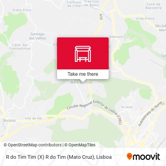 R do Tim Tim (X) R do Tim (Mato Cruz) map