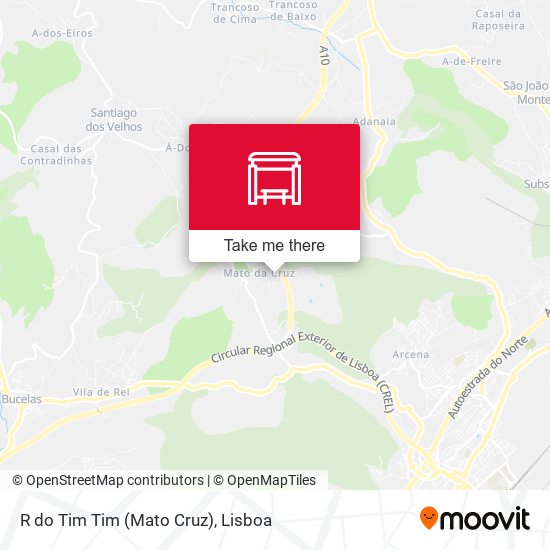 R do Tim Tim (Mato Cruz) map