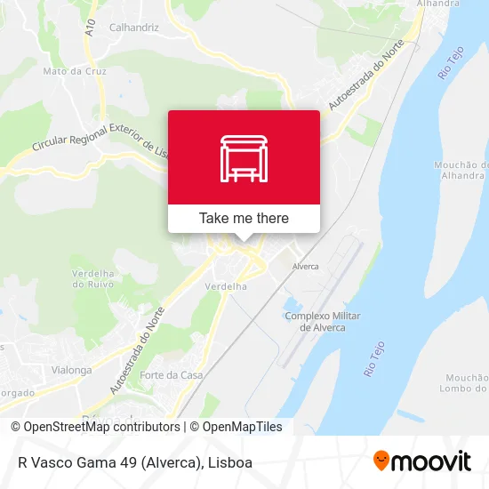 R Vasco Gama 49 (Alverca) map