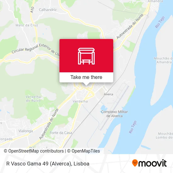 R Vasco Gama 49 (Alverca) map