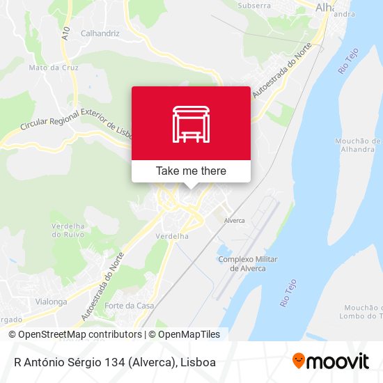 R António Sérgio 134 (Alverca) map