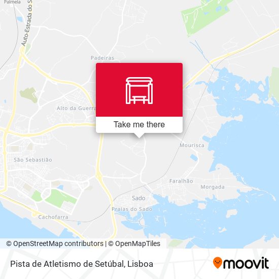 Pista de Atletismo de Setúbal map