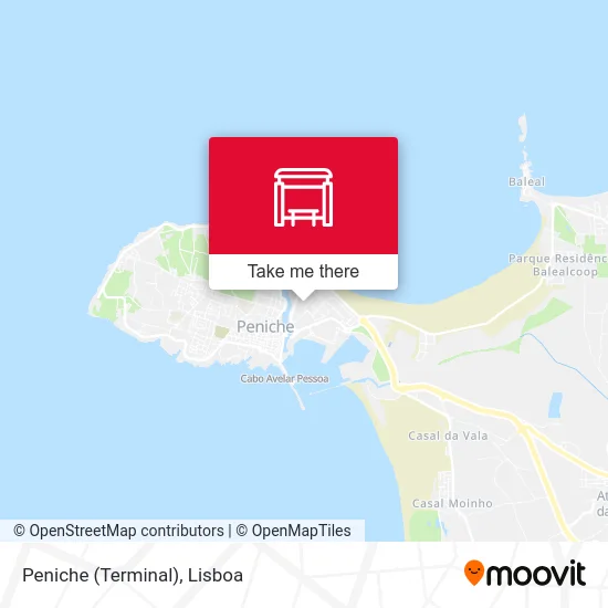 Peniche (Terminal) map