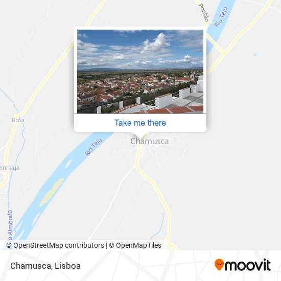 Chamusca map