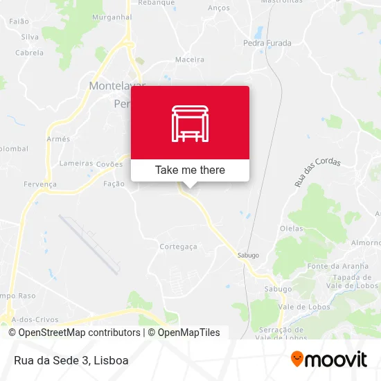 Rua da Sede 3 mapa