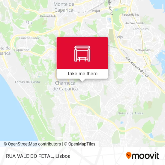 RUA VALE DO FETAL mapa